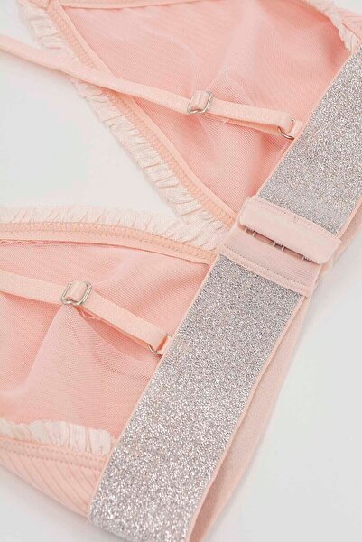 LOYA Salmon Denis Ribb Bra Bra