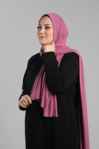 HÜRREM BONE Dried Rose Practical Ready-To-Wear School Shawl Viscose Combed Co...