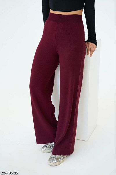 My Blog Pantaloni tricotaje Claret Red Relax - 5254