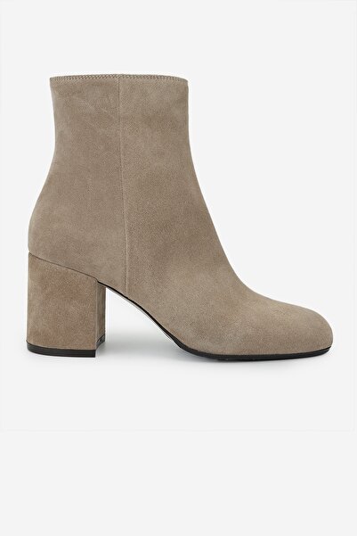 Valmenti Kadın Hakiki Deri Bej Süet Casual Bot