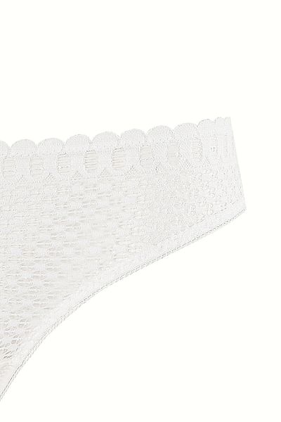 LOYA Ecru Helen Mesh Panties