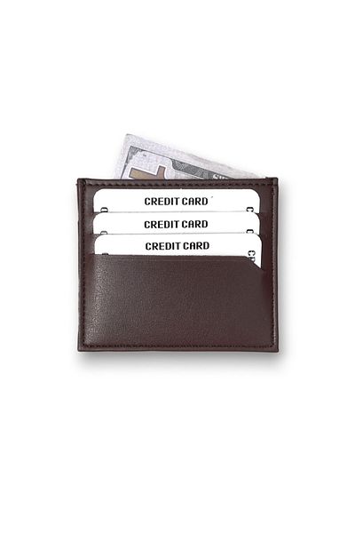Modica Zelina - Portofel subțire din piele vegană |   Suport card minimalist |   Suport card de credit subțire