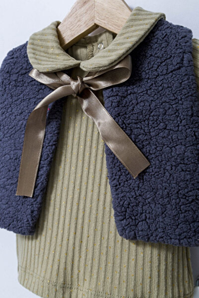 Tongs Baby Set 3 piese: fustita, bluzita si vestuta elegantaFun Penguin, Tongs baby  Gri