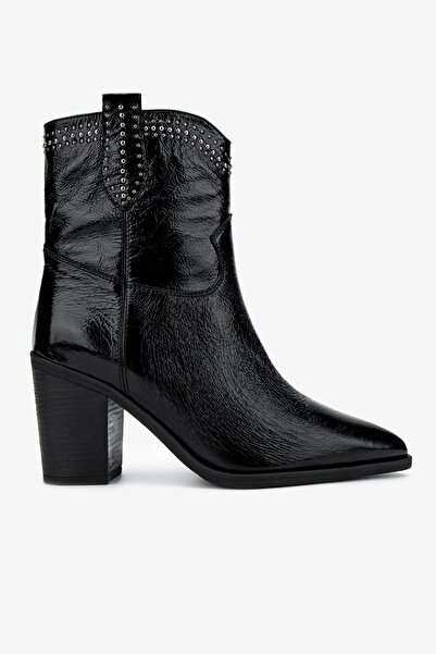 Valmenti Kadın Siyah Topuklu Bot