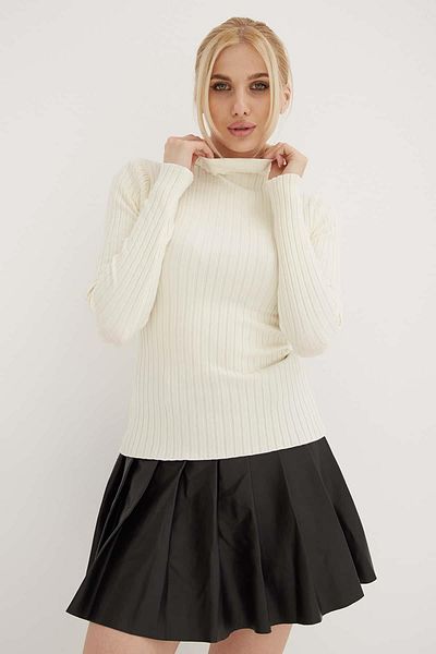 Fashion Friends Turtleneck Blouse Ecru