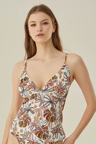 NBB Antiquin Colored Single Top Tankini