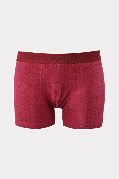 NBB Claret Red Baklava Pattern Boxer