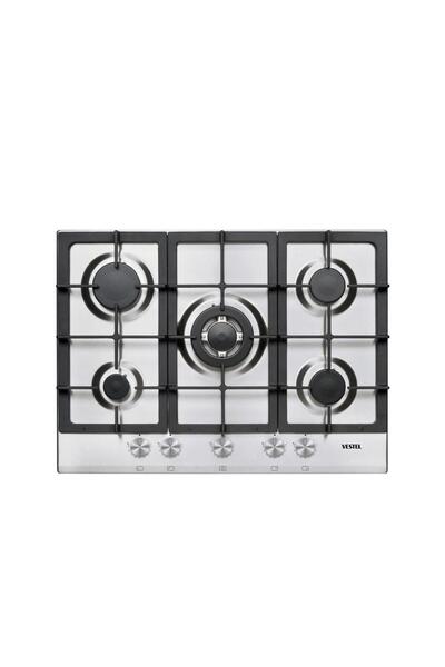 Vestel Ao-71159 X Dg-w 70 Cm 5 Gözü Gazlı (1 GÖZÜ WOK'LU) Ankastre Ocak