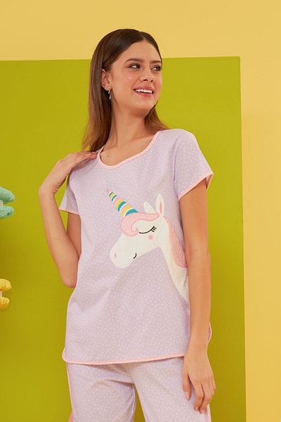 NBB Lilac Unicorn Pajama Set