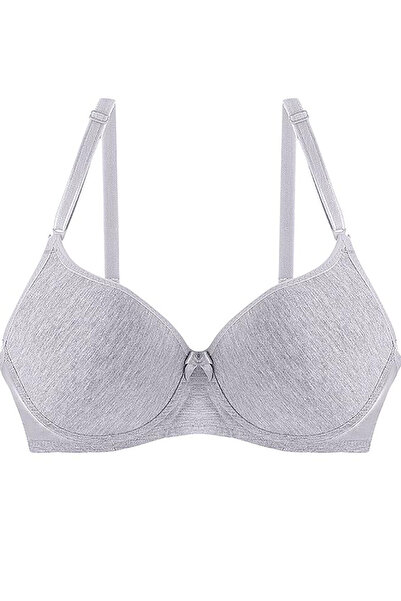 STN Gray Covered Single Bra
