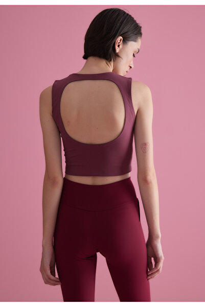 TUBİA Kadın Gül Kurusu Sırtı Detaylı Bluz