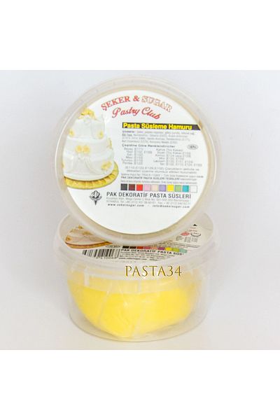 Pasta34 عجينة السكر الأصفر - 200 جرام