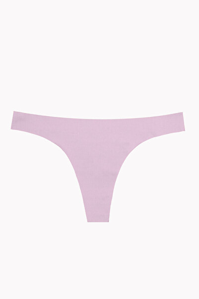 NBB Açık Pembe Gül Kurusu Açık Kahve 3lü Lazer Kesim Tanga