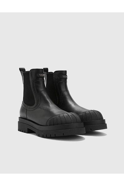 İLVİ Haarlem Genuine Leather Women's Black Boots