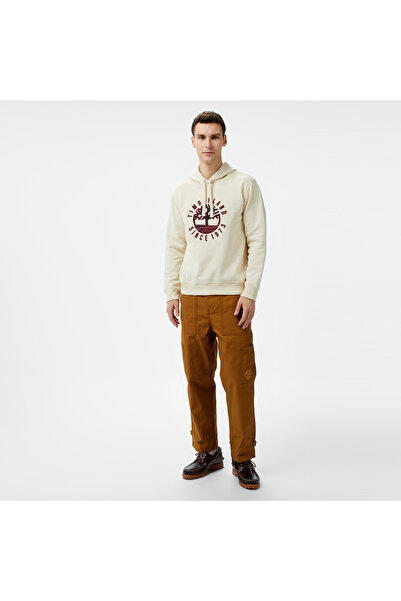 Timberland Holiday Graphic Men's Cream Hoodie