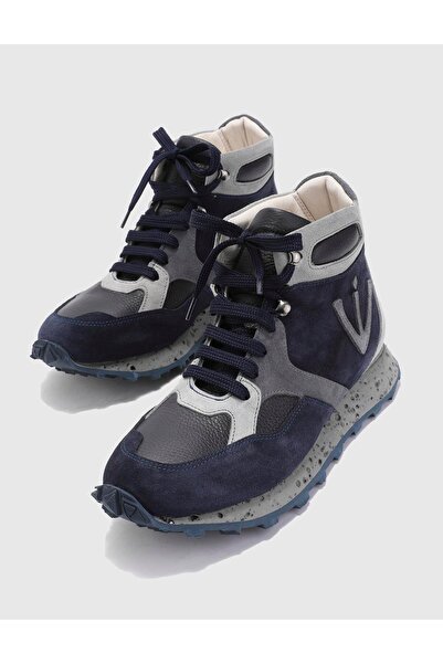 İLVİ Riyad Hakiki Süet Deri Erkek Lacivert Bot
