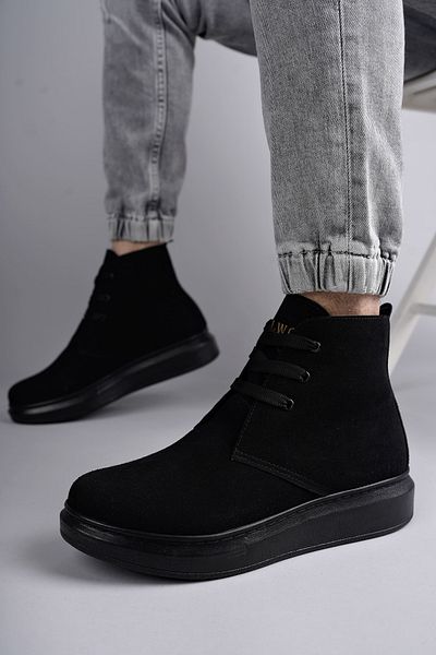 Zerenyus Ανδρικά αθλητικά μποτάκια OSLO Casual - Lace-Up και Μαύρο BT