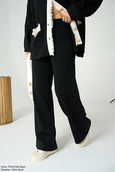 My Blog Black Relax Knitwear Trousers - 5254