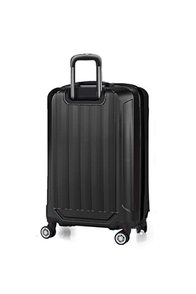 POLO&SKY Spring Model Siyah Renk Kabin Boy Valiz Bavul