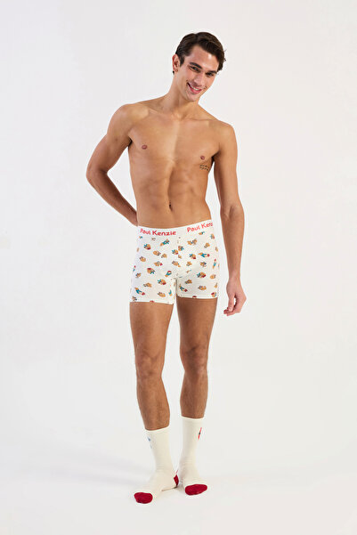 Paul Kenzie Christmas Collection - Erkek Boxer - Slothy Christmas