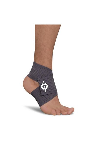 Nivia Weight Lifting Ankle Support | Dark Grey | Adjustable With Velcro | Neoprene | Pain Relief