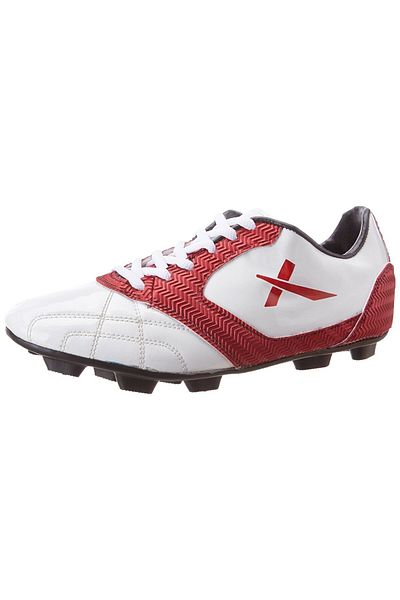 Vector X Armour Men’s Soccer Shoes | White/maroon | Size 45 Eu | Durable Cleats | Football Boots