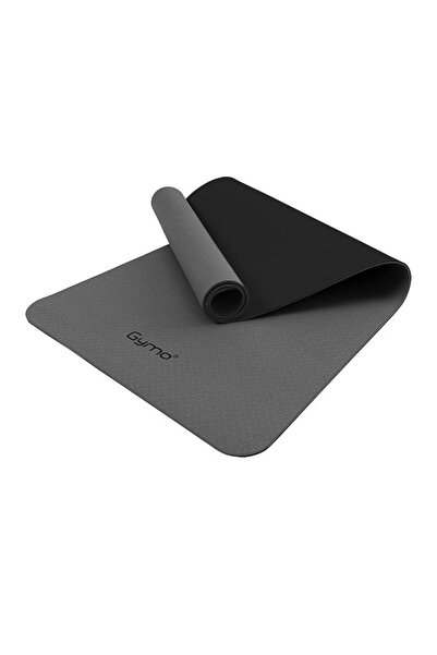 Gymo Ekolojik 6mm Tpe Yoga Matı Pilates Minderi Gri