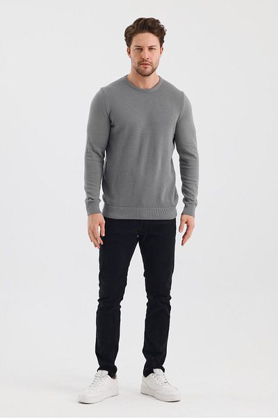 ALEXANDERGARDI Cycling Neck Regular Fit Sweater (E24-Eze-41)
