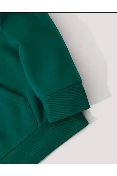 Medinenur Lock Printed Hooded Pocket Sweatshirt