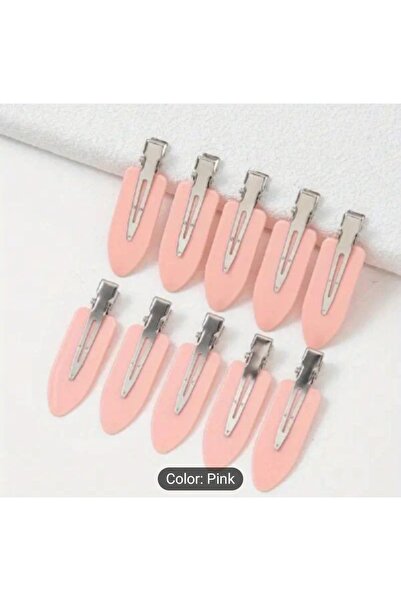 ABETE Pembe Makyaj Klipsi Tokası Seti 4 Adet
