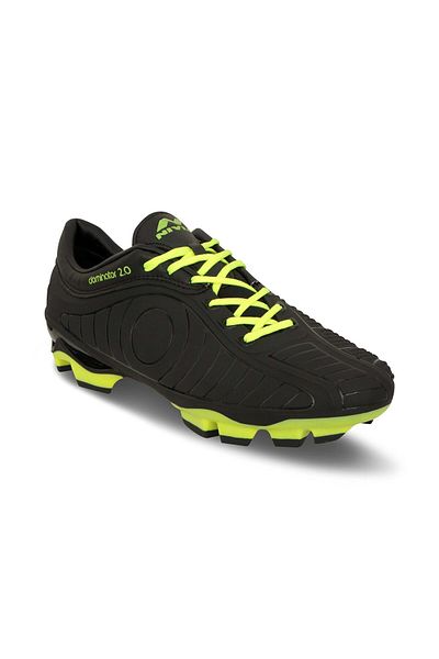 Nivia Dominator 2.0 Football Shoes | Black | 5 Uk/6 Us/39 Eu | Tpu Sole | Waterproof | Moulded Insole