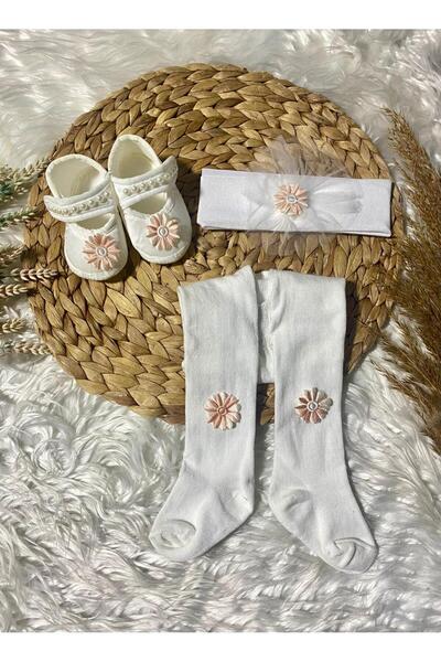 Petite Ponpon Baby مجموعة أحذية هدية للفتيات الصغيرات من عمر 0 إلى 6 أشهر - ش...