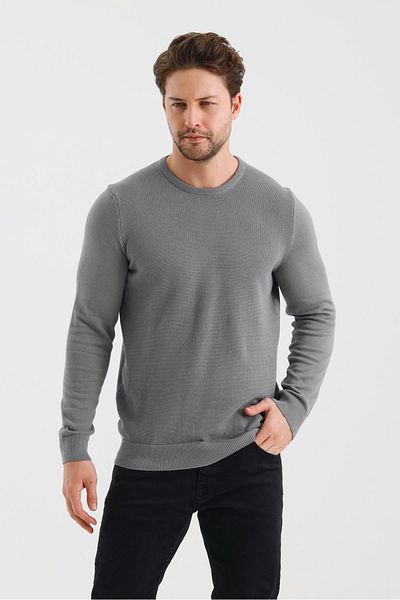 ALEXANDERGARDI Cycling Neck Regular Fit Sweater (E24-Eze-41)