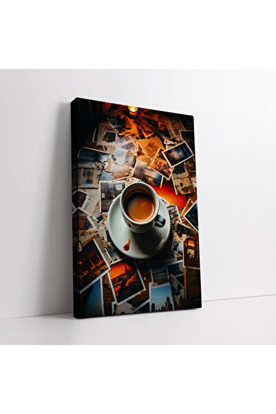 KOSS Dijital Pictură decorativă de perete din pânză pentru colțul cafelei