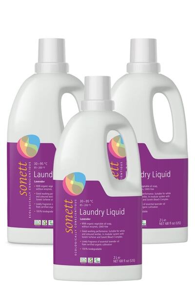 Sonett Baby Bitkisel Çamaşır Deterjanı Organik Lavanta Yağlı 3 X 2 Lt