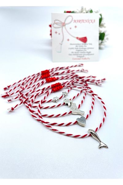 Concept HuBuTU Lot of 5 Gift Cards and Gelatin Martenicha March Yarn Wishes Bracelet