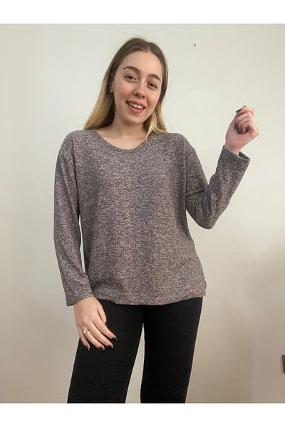 ÇAĞ MODA Long Sleeve Crew Neck Sweater