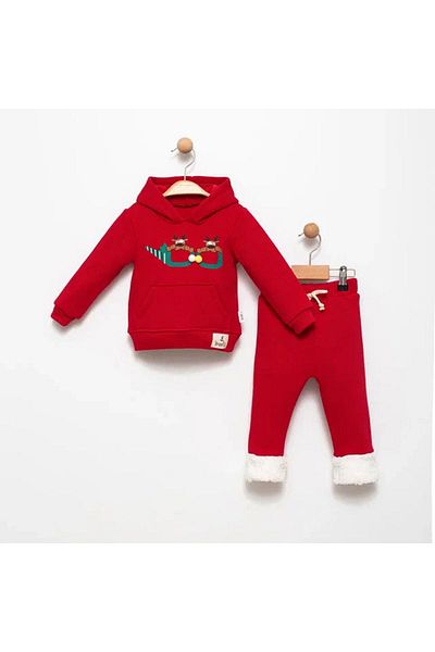 lorio kids Kids&Baby Hooded Glasses Christmas 3 Thread Winter Double Set