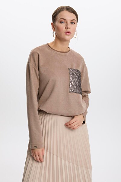 Zühre Кам'яна кольорова туніка з капітоне - з кишенями T-1511