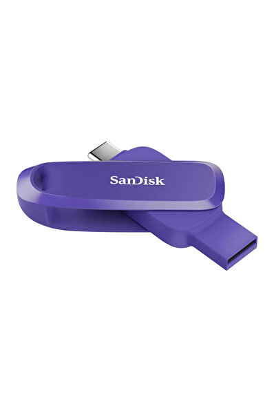 SanDisk Phone Drive 128Gb Android Compatible USB 3.2 Gen 1 Flash Memory Purple Opulence - Sdddc6-128G-G46Po