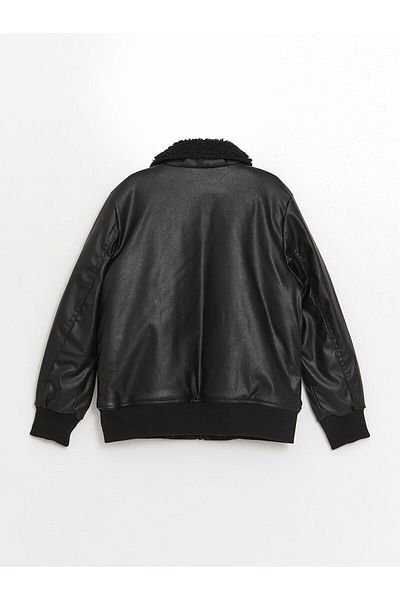 LC Waikiki Lcwk Leather Look Boys' Coat