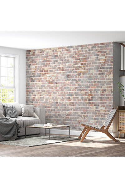 dreamwall Dekoratif Tuğla Desenli Duvar Kağıdı - Ev ve İş Yeri İçin - EN X BOY