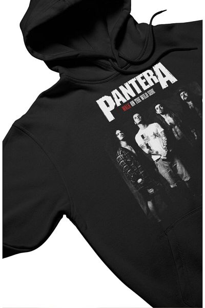 Fuddy Moda Unisex Rock Band Pantera Printed Hooded Sweatshirt, Oversize Rock Metal Printed Hoodie