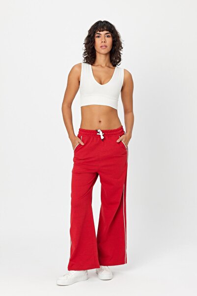 ALEXANDERGARDI Double Stripes Waist Elastic Bol Leg Sweatpants (B24-00224)