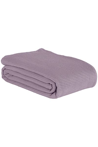 Eponj Home Double Ecocel Pique Blanket - 200x230cm Karde Damson