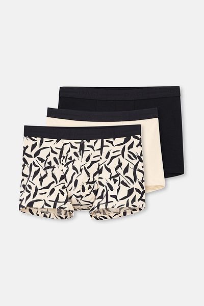 Dagi Black-Ten 5210 3-teiliger gemusterter Baumwoll-Boxershorts