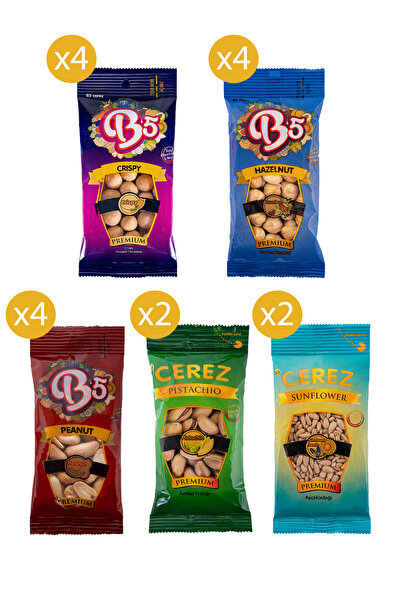 B5 Çerez B5 Cerez Karışık Kuruyemiş - 16'lı Lezzet Buluşması