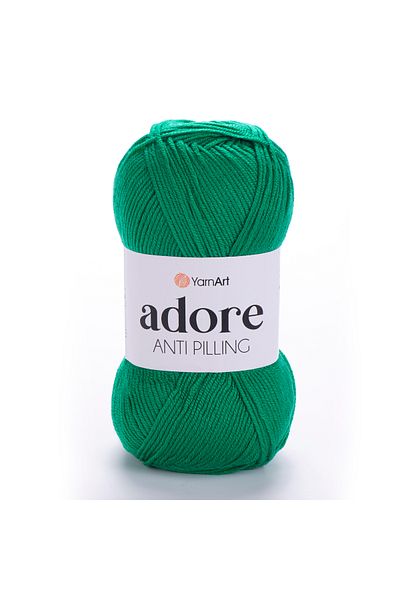 Yarnart Adore - Πλεκτό Χέρι Αντι-πηκτικό Σχοινί Grass Green-370