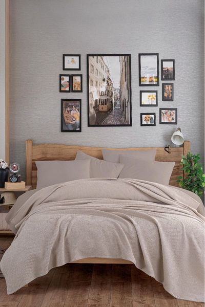 Eponj Home Κάλυμμα Ecocel Pike Διπλό - 200x230cm Karde Mink