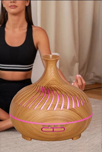 Pastimost Pastimos Aroma Difüzörü Desenli Gece Işığı 7 Led Hava Nemlendirici ...